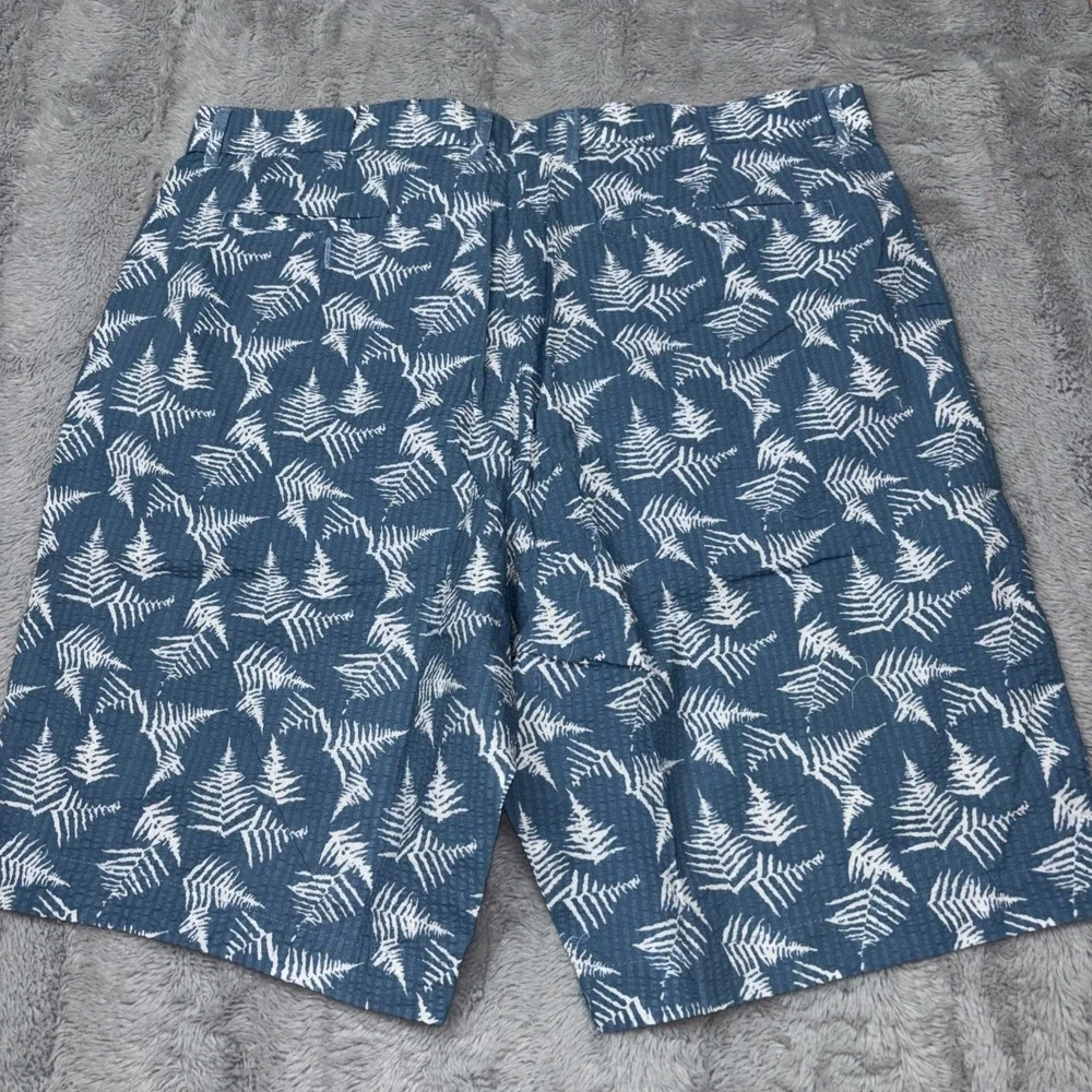 Jachs New‎ York NWT Seersucker Shorts Tropical Floral Print Men 29 Blue